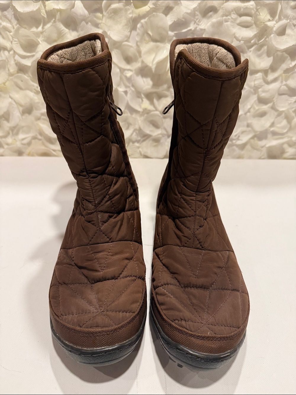 Columbia Brown Quilted Mid-Calf Winter Boots
